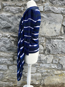 Blue stripy cardigan uk 8-10