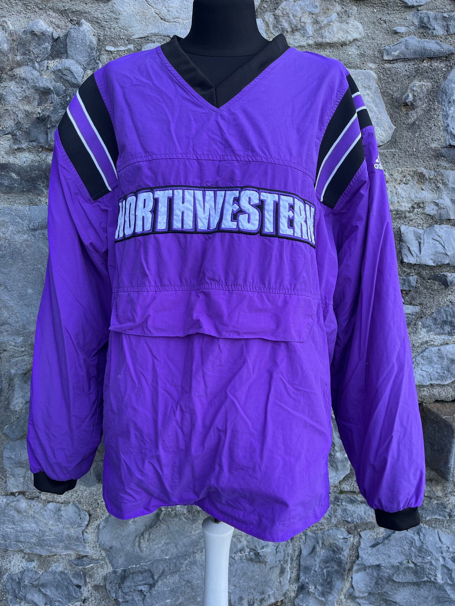 90s purple shell sweatshirt S/M