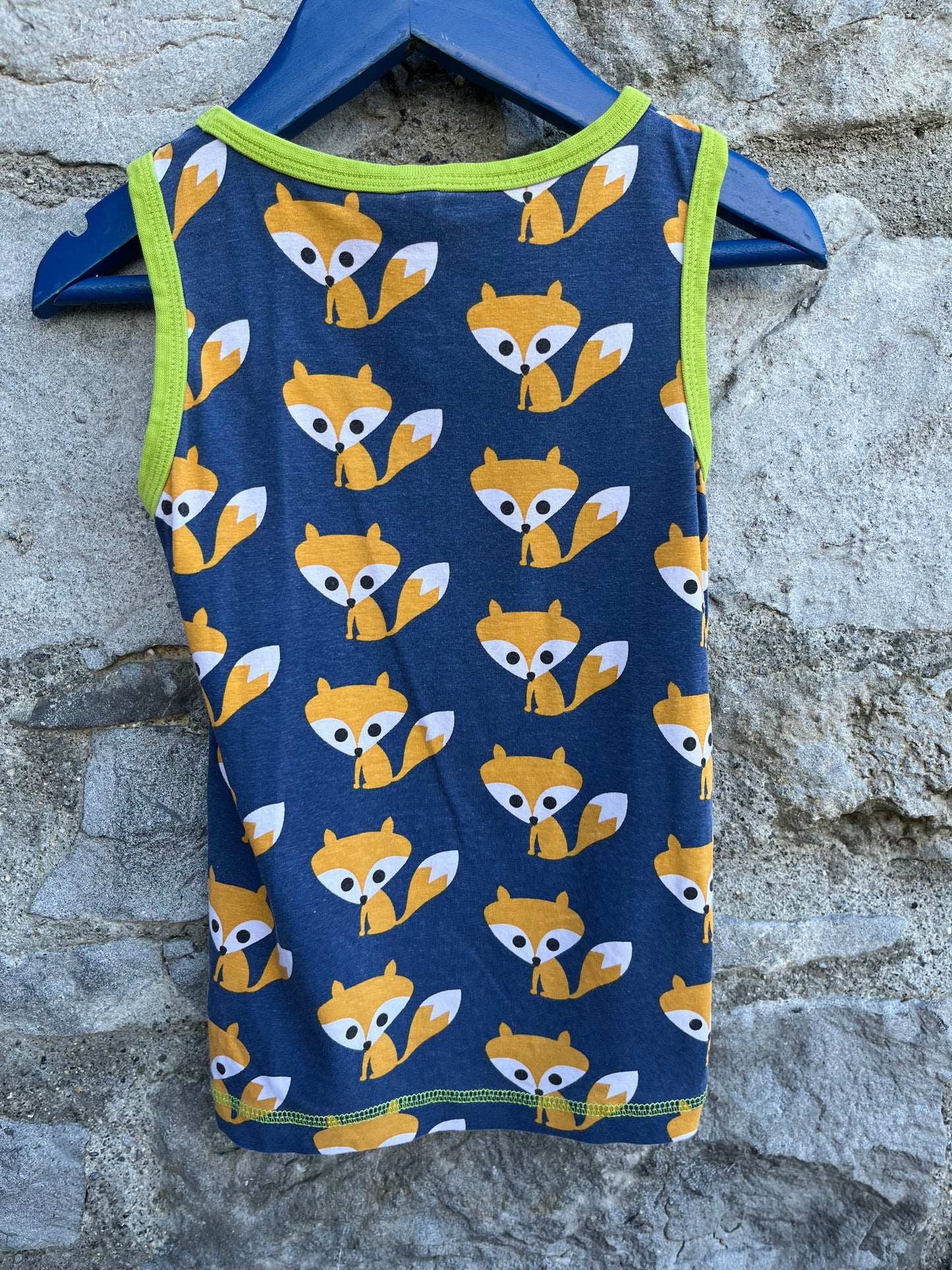 Foxes tank top   3-4y (98-104cm)