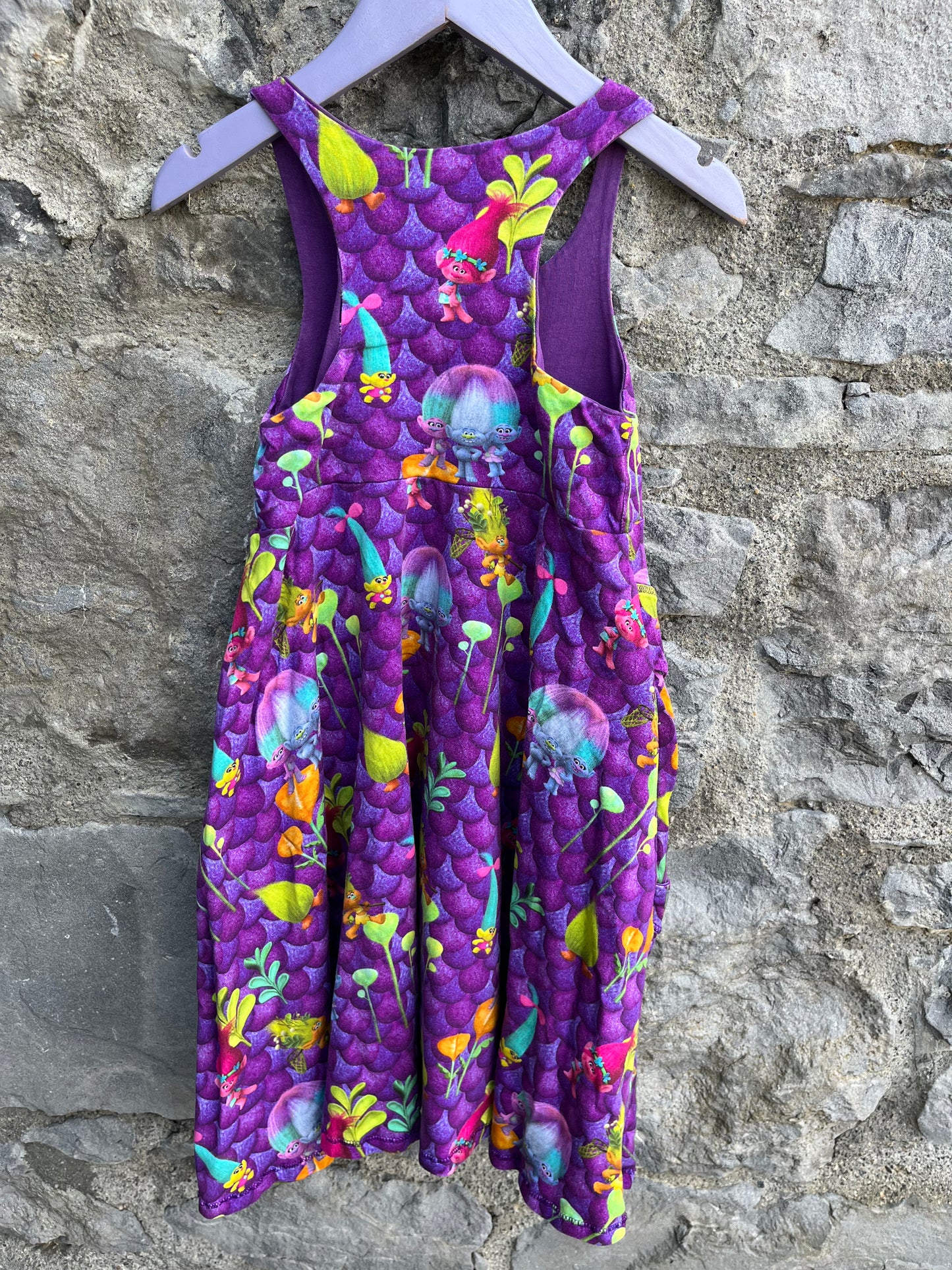 Trolls dress   7y (122cm)