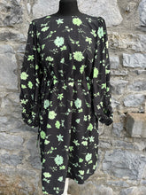 Load image into Gallery viewer, Green flowers maternity dress uk 12-14
