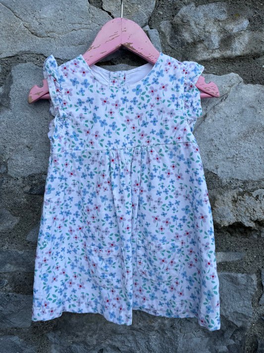 Floral cord pinafore   9-12m (74-80cm)