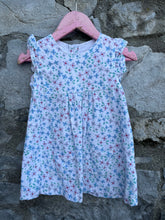 Load image into Gallery viewer, Floral cord pinafore   9-12m (74-80cm)
