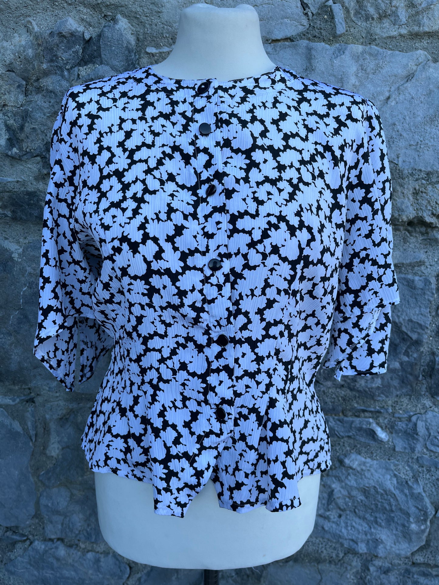 80s daisies blouse uk 8-10