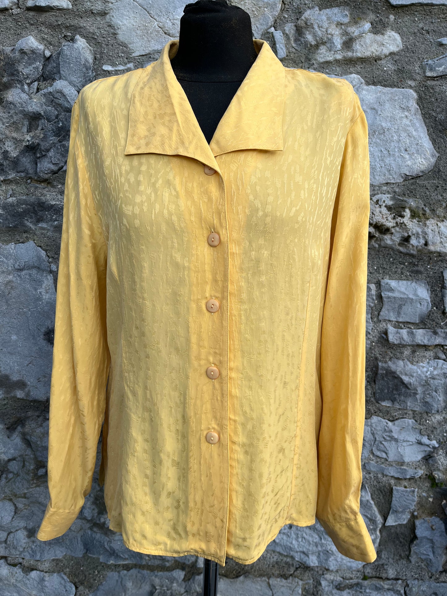 80s yellow shirt uk 10-12