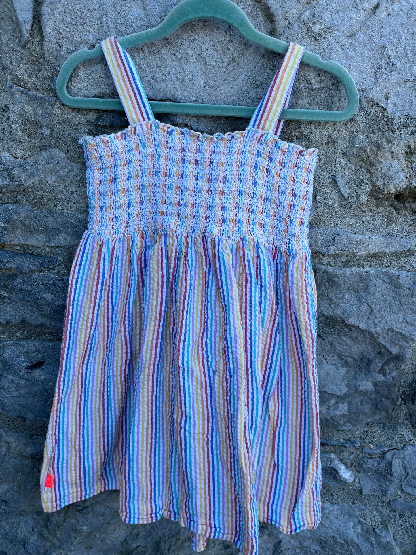 Rainbow sundress  6y (116cm)