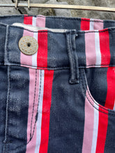 Load image into Gallery viewer, Stripy denim skirt  9y (134cm)
