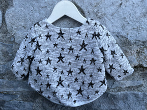 Grey stars jacket   6-9m (68-74cm)