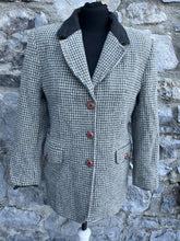 Load image into Gallery viewer, Grey gingham jacket uk 8-10
