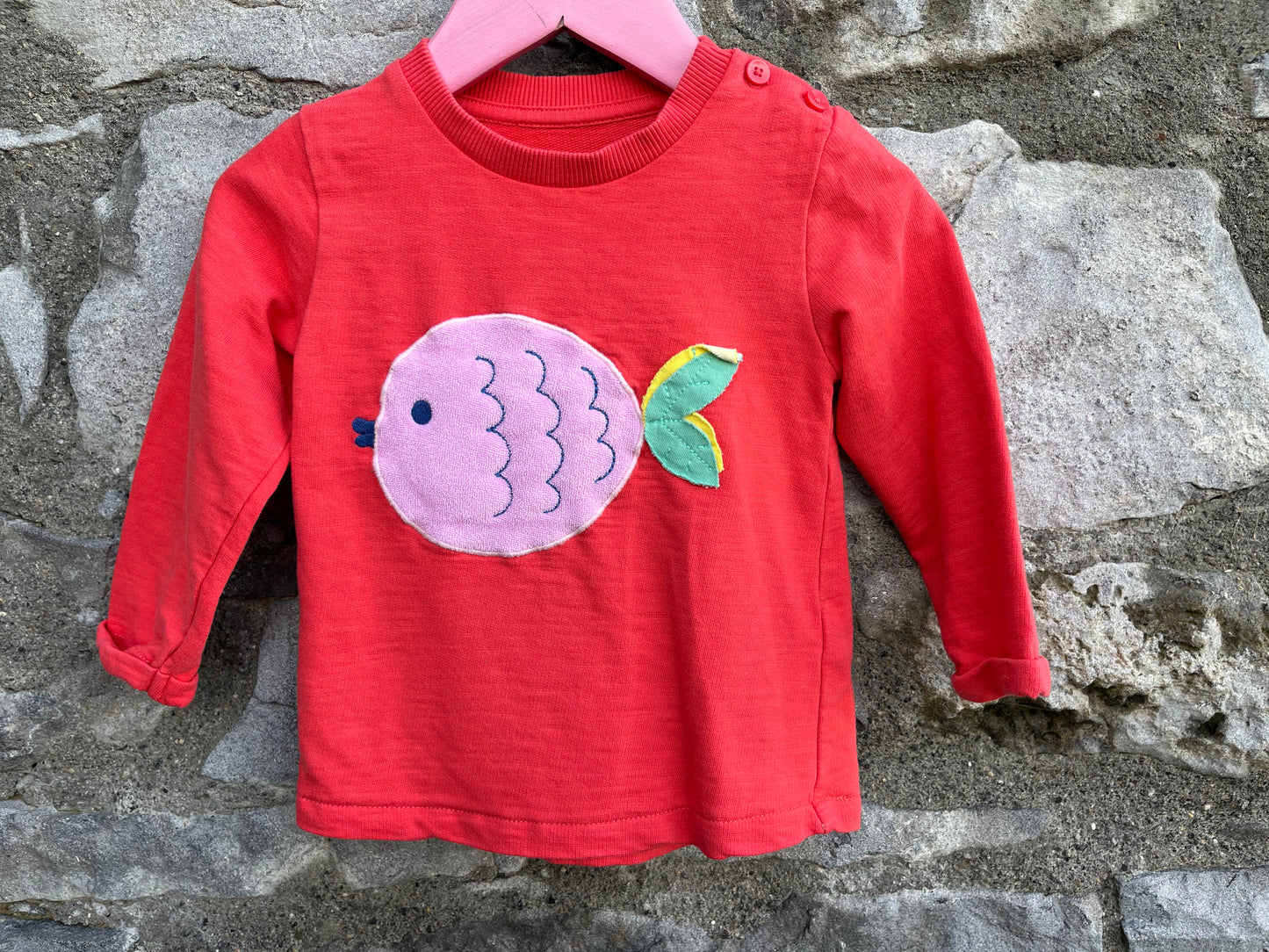 Fish sweatshirt   6-9m (68-74cm)