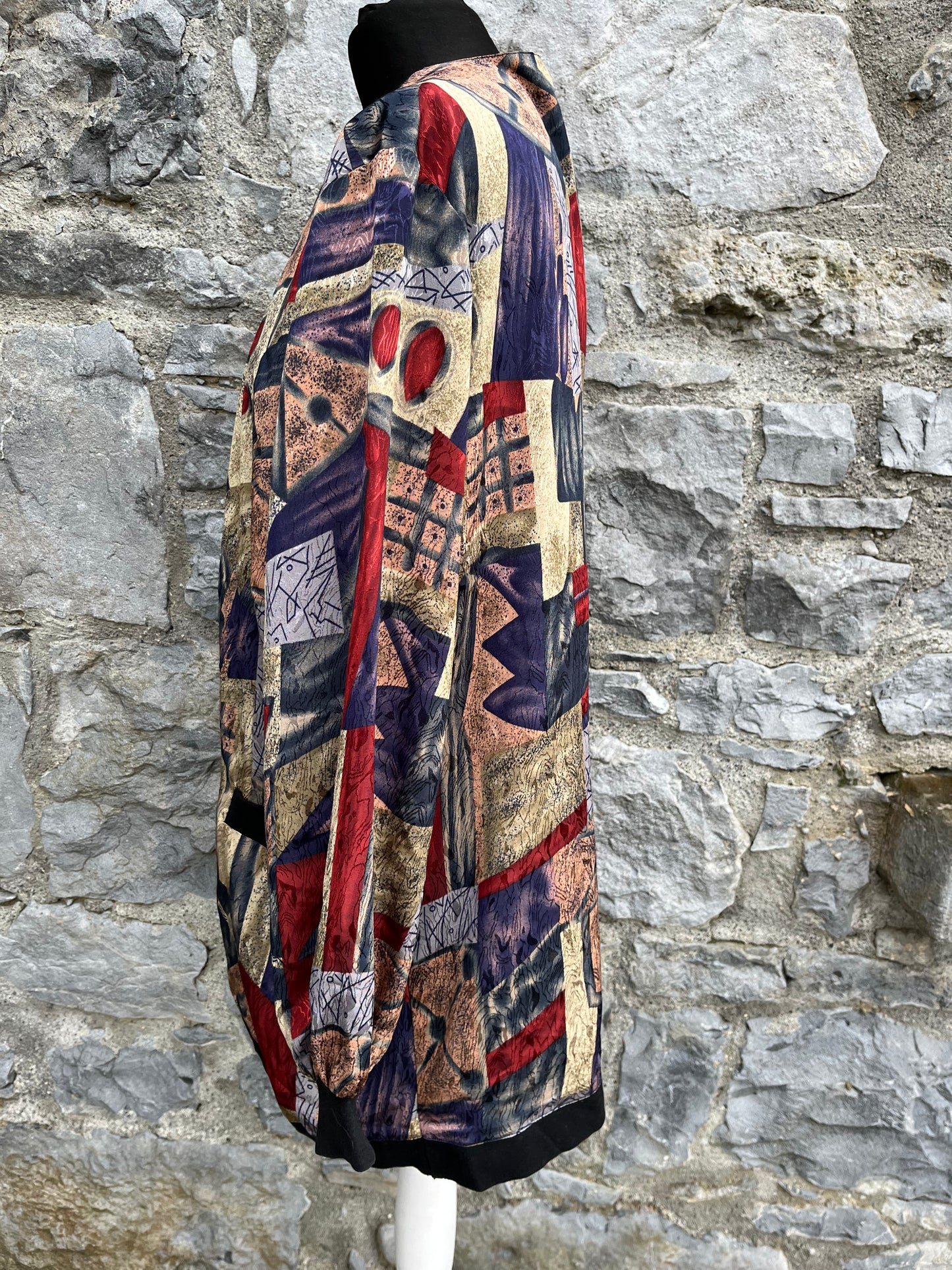 80s abstract kimono uk 14-16