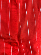 Load image into Gallery viewer, Red stripy jacket uk 12-14
