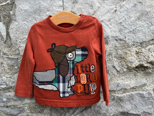 Dog detective top   3-6m (62-68cm)