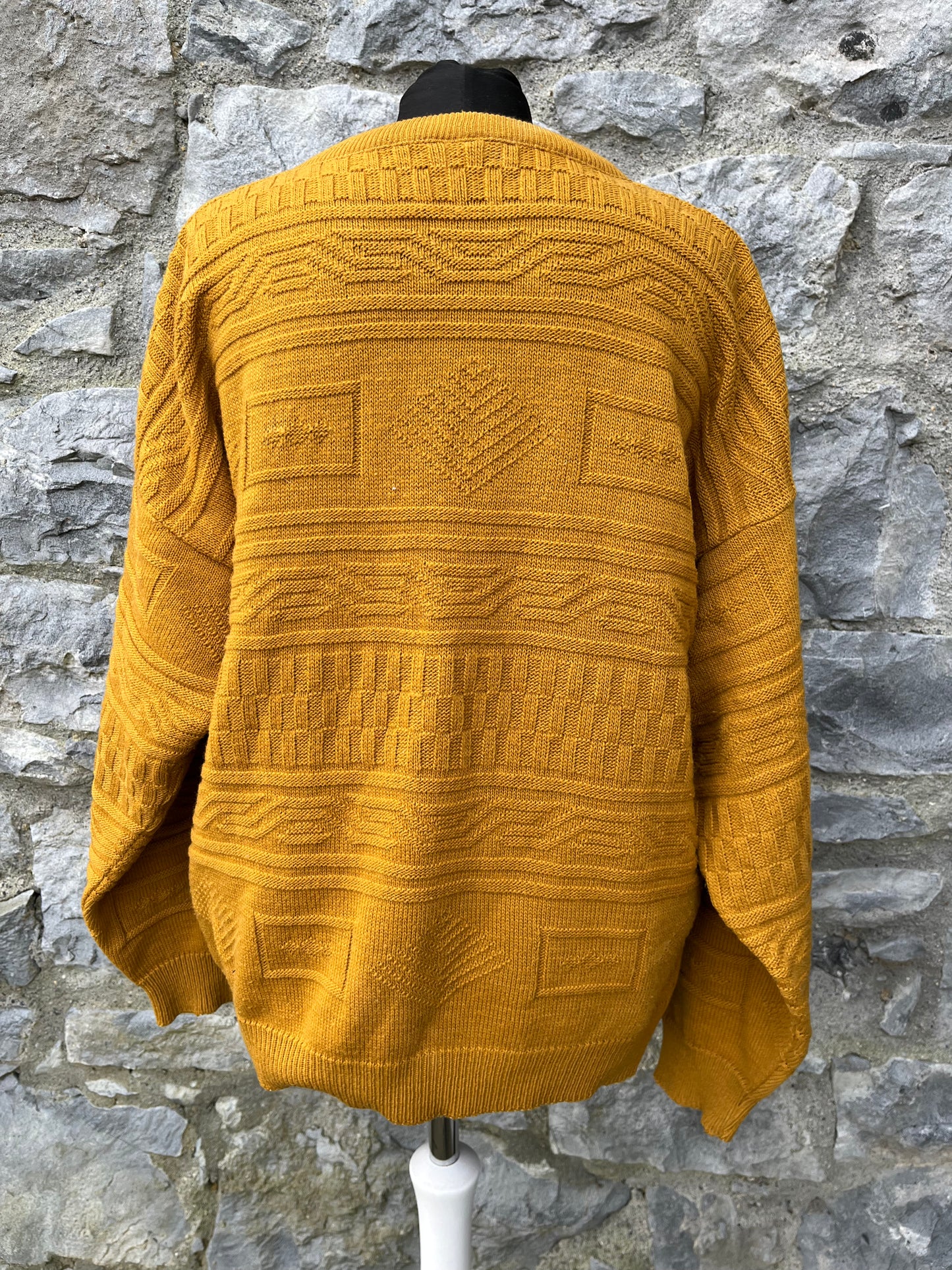 80s mustard jumper Medium