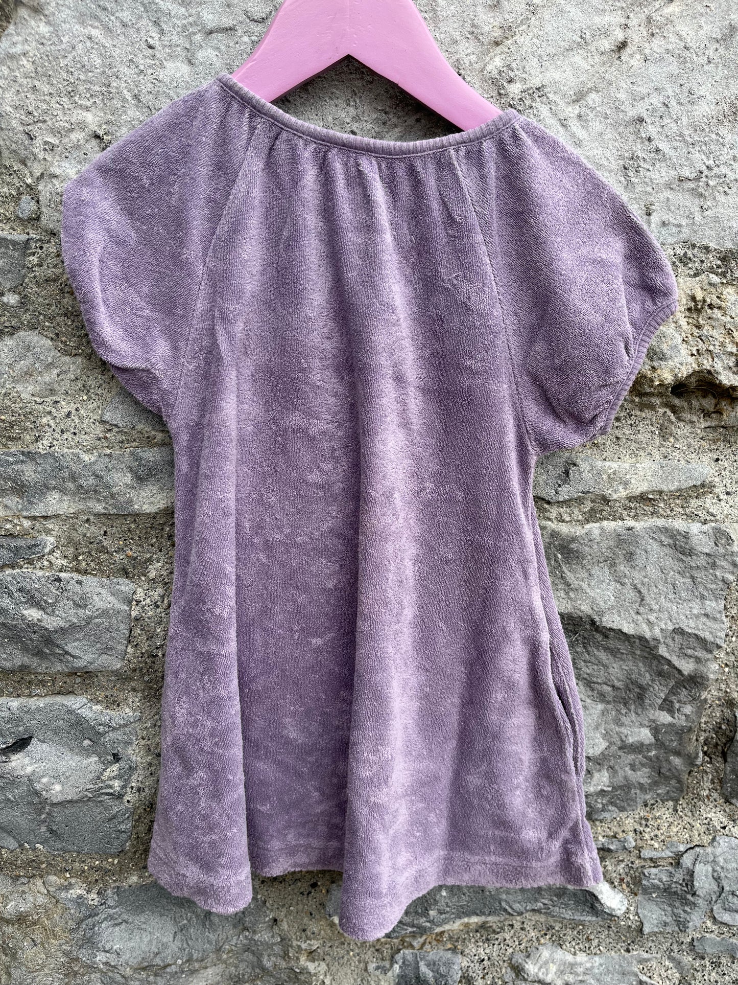 Lilac velour tunic   3y (98cm)