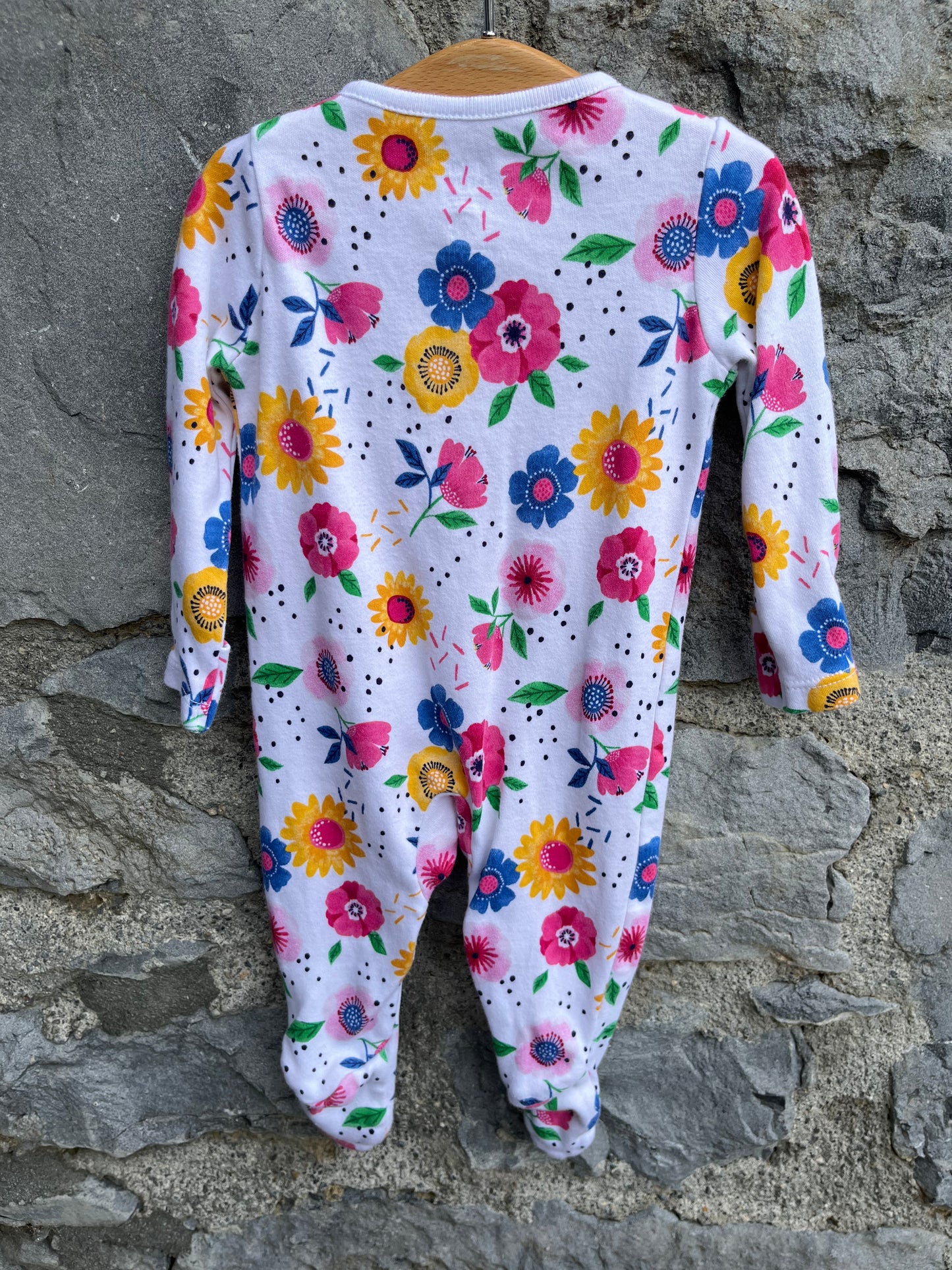 Floral onesie    0-3m (56-62cm)