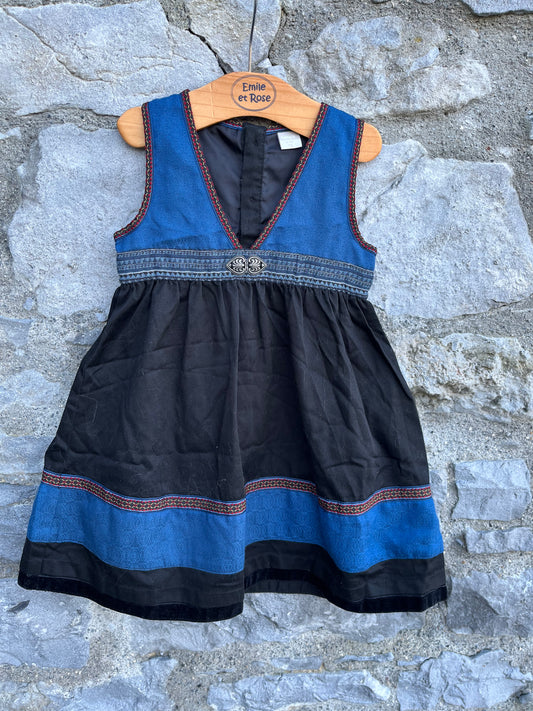 Norwegian folk dress  6-9m (68-74cm)