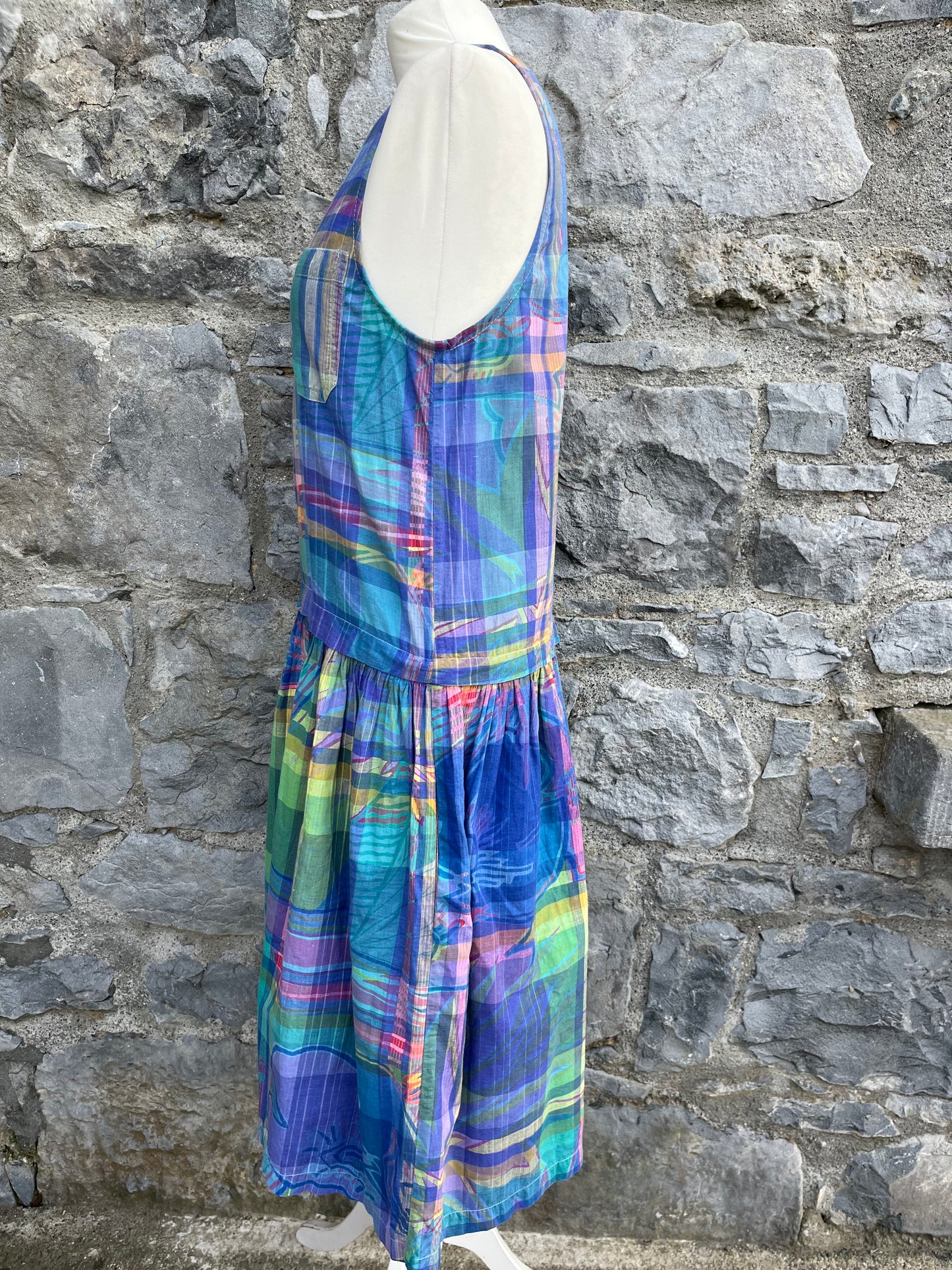 Rainbow check dress uk 10