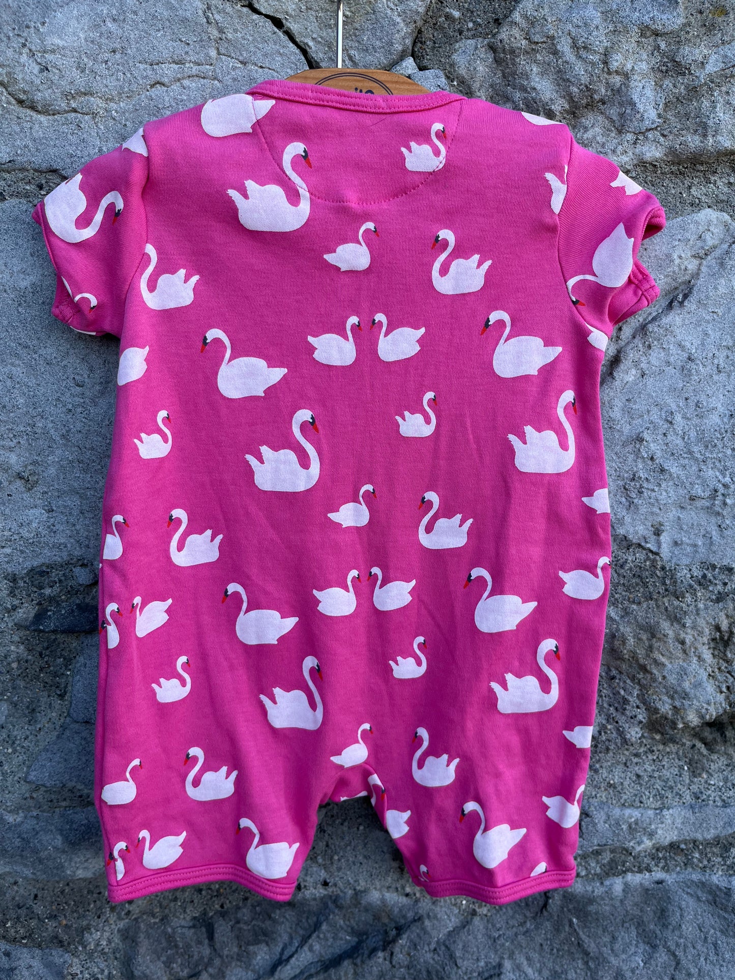 Swans rompers   0-3m (56-62cm)