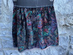 Paisley velvet skirt  10-12y (140-152cm)