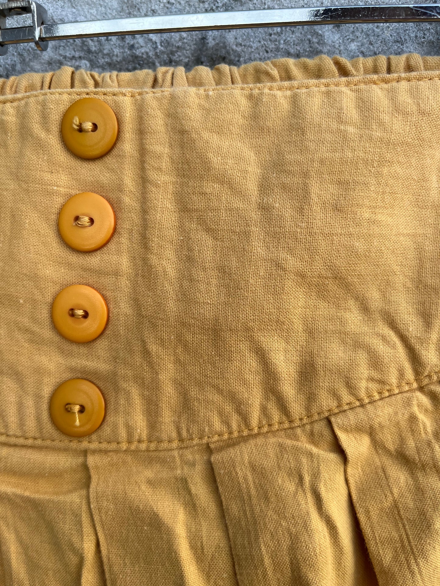 80s yellow pants uk 6