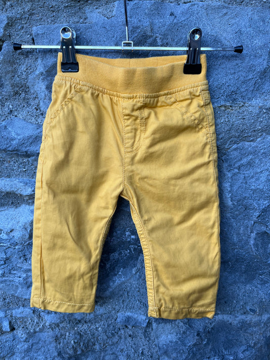 Yellow pants   3-6m (62-68cm)