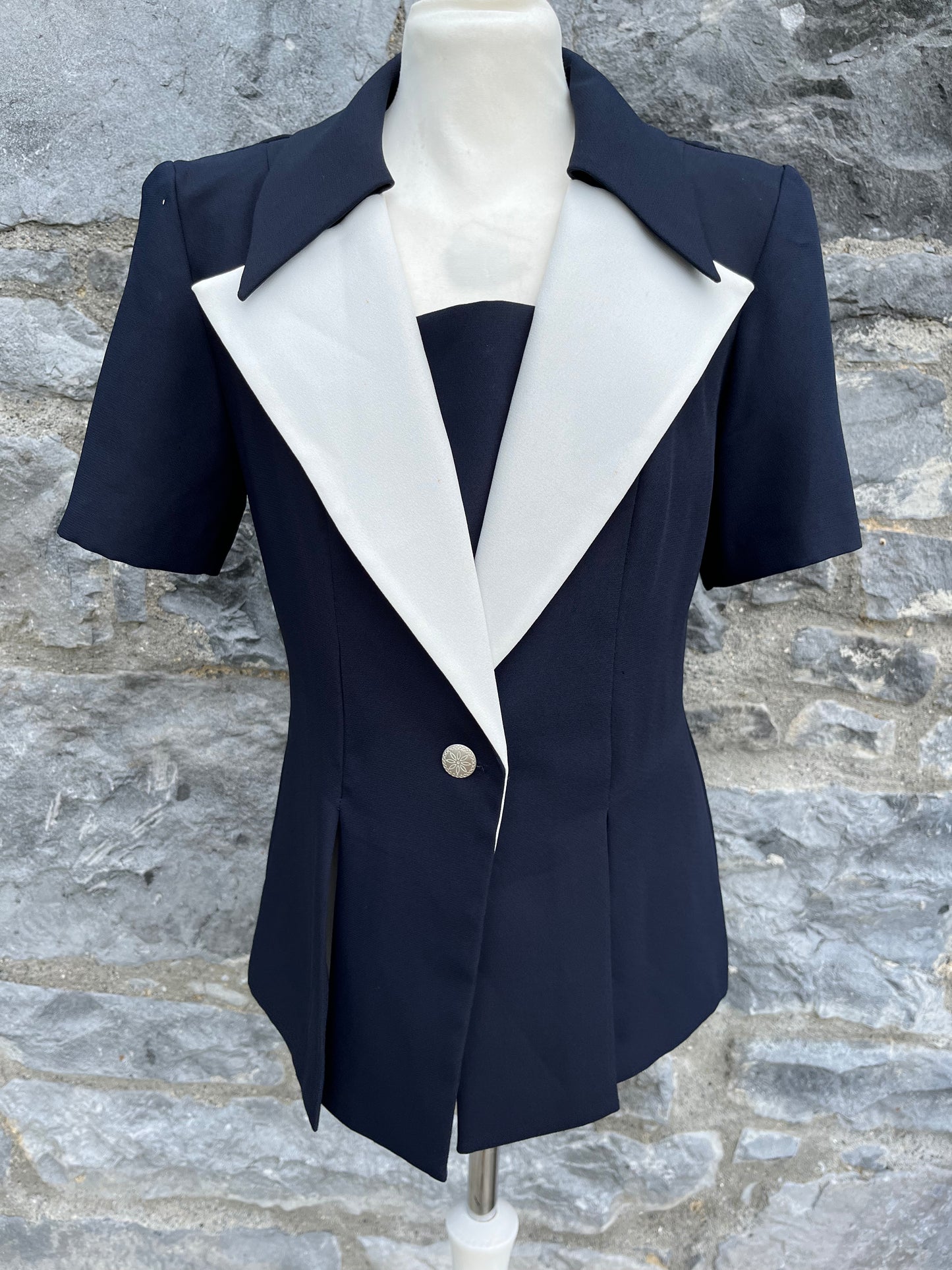 80s navy jacket 8-10