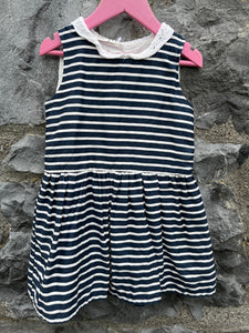 Stripy dress   2-3y (92-98cm)