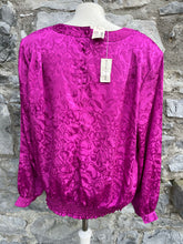 Load image into Gallery viewer, 80s pink blouse uk 14-18
