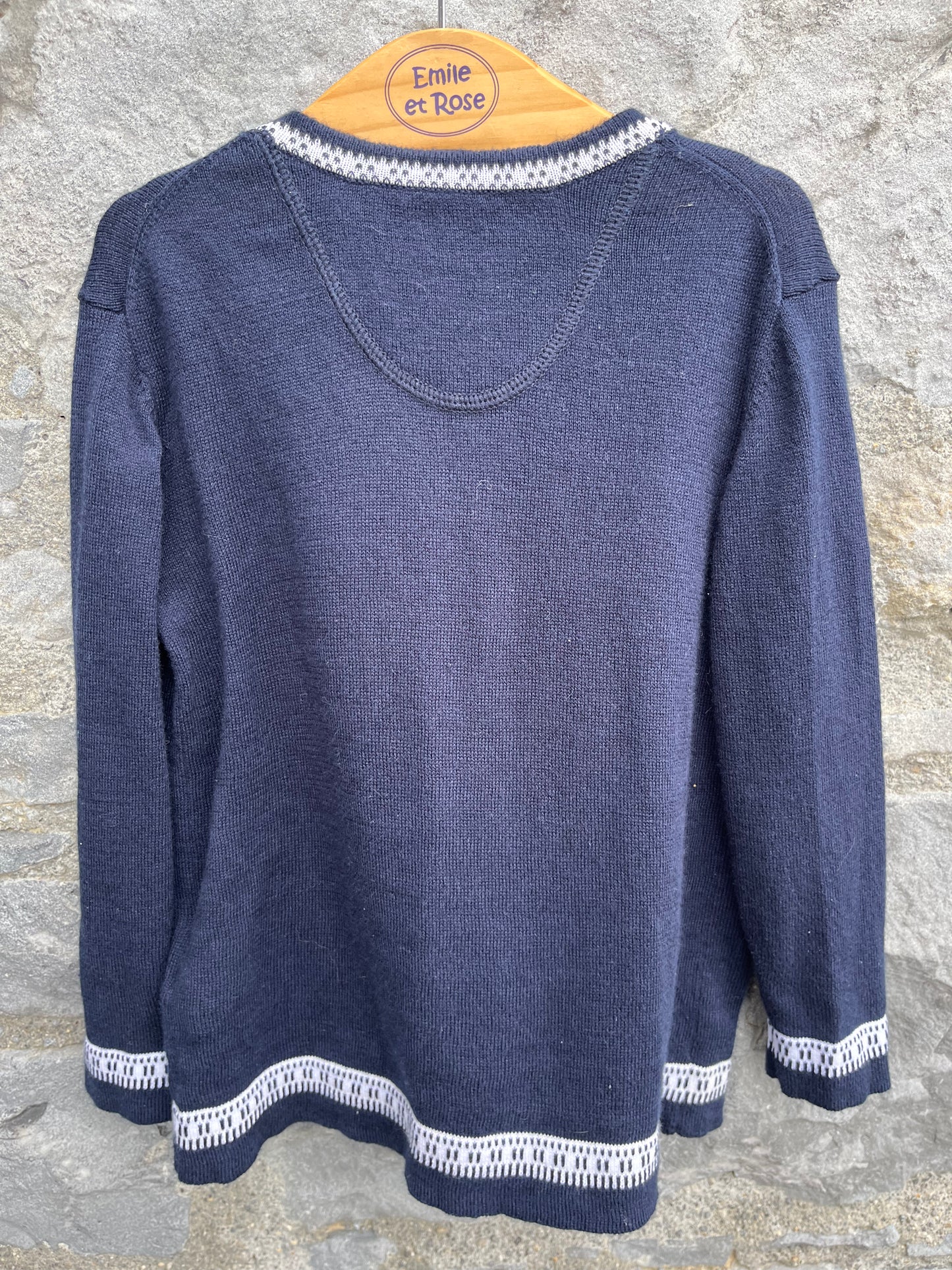 Navy cardigan   3y (98cm)