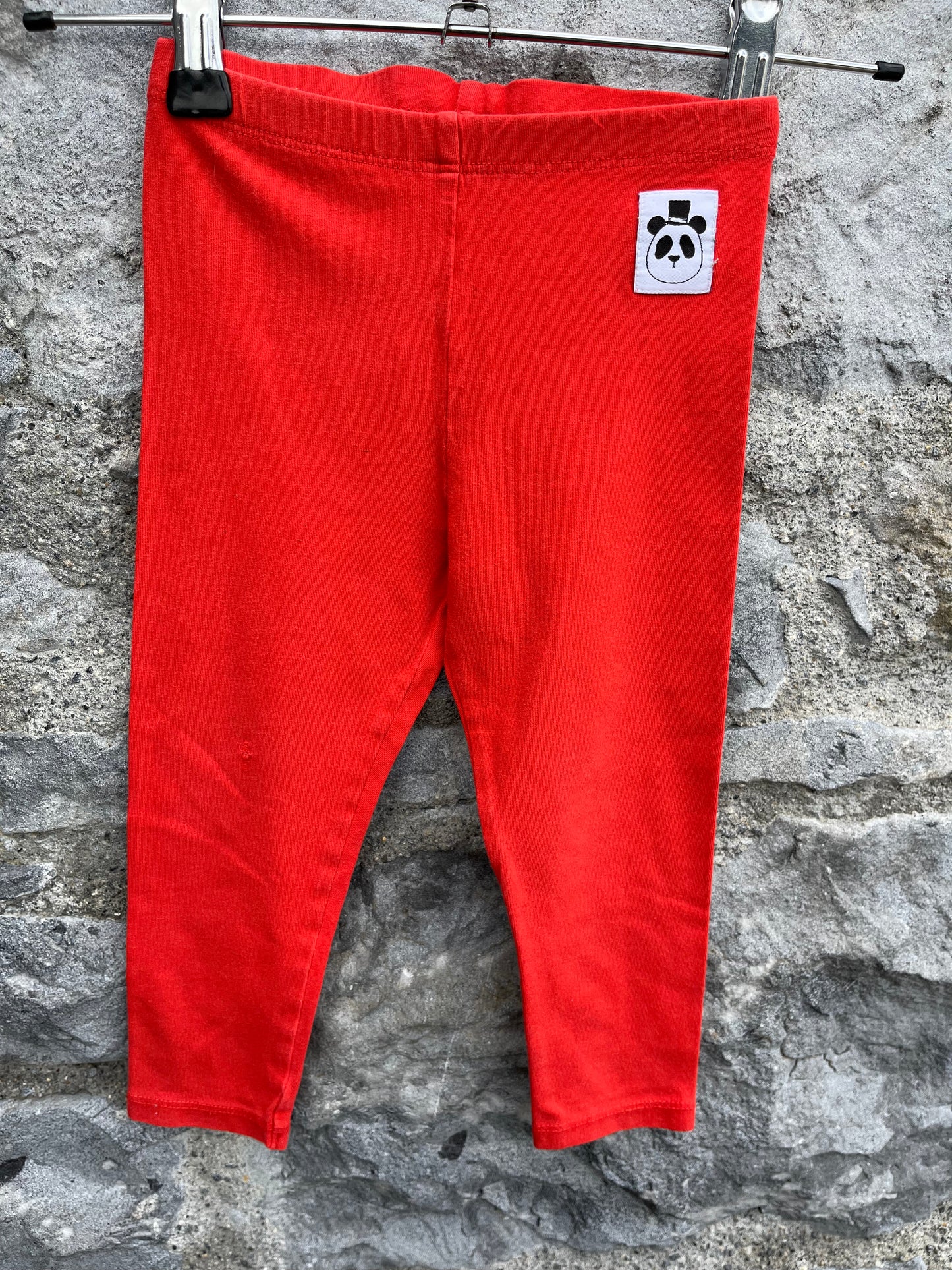 Red leggings  12-18m (80-86cm)