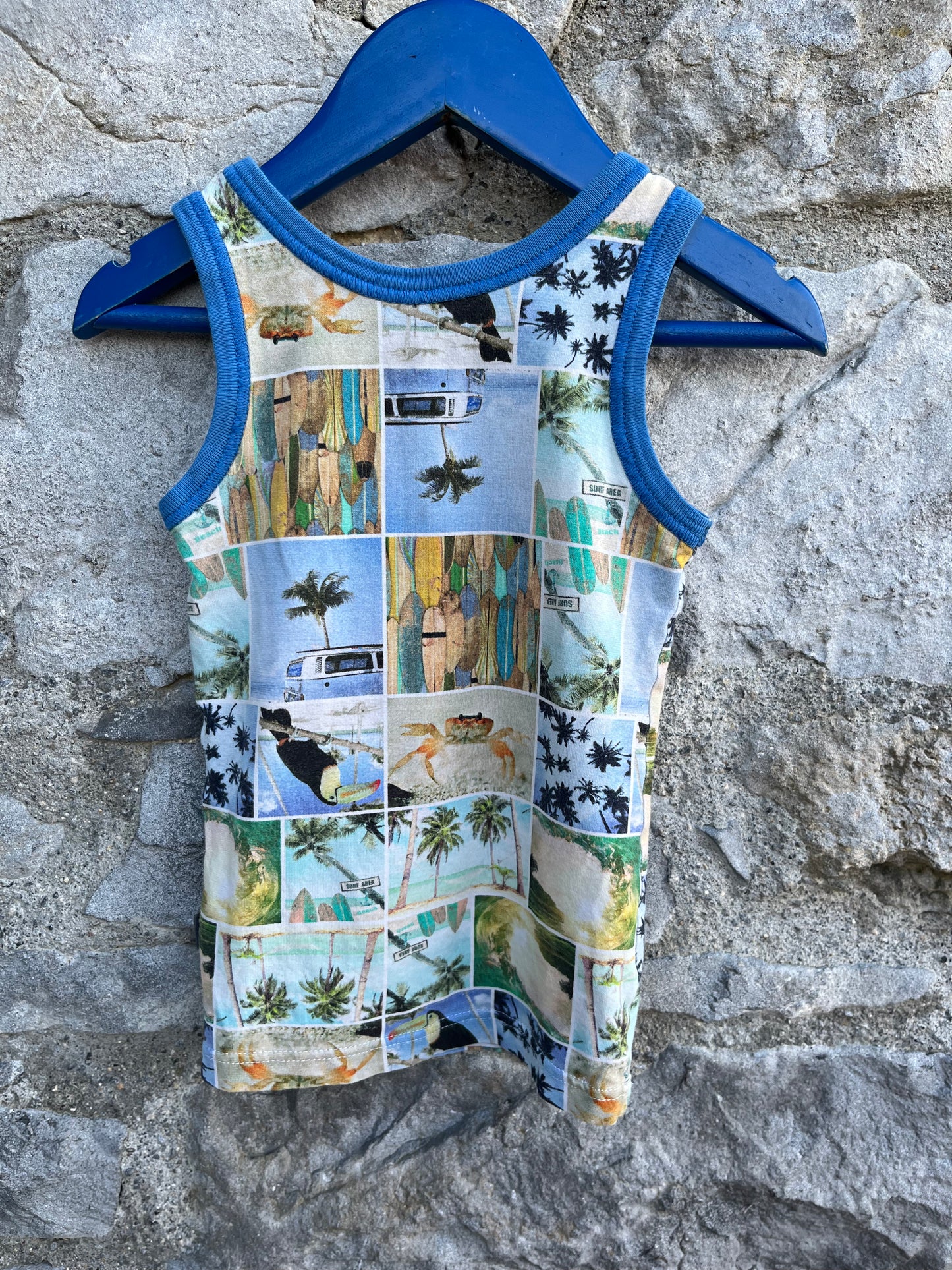 Palm beach tank top  18-24m (86-92cm)