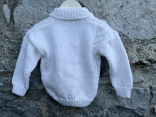 Load image into Gallery viewer, White jumper    6-9m (68-74cm)
