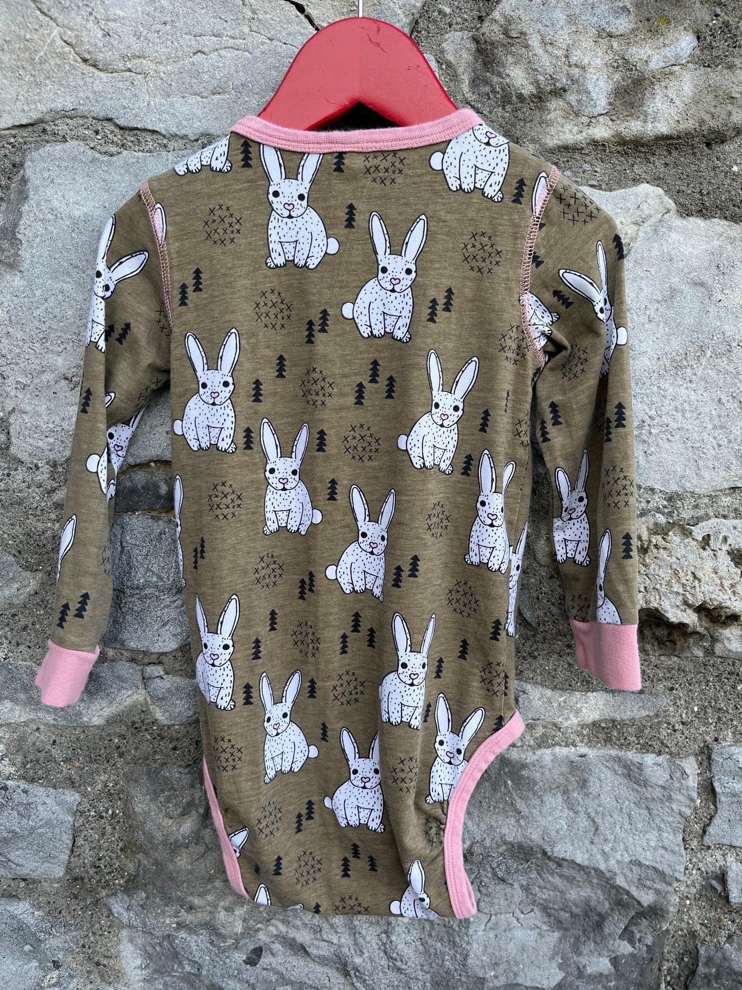 Brown bunnies vest  2y (92cm)