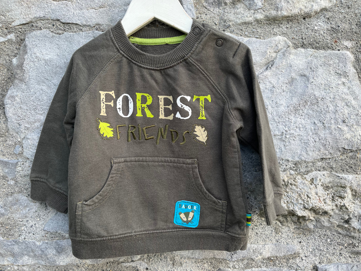 Forest sweatshirt    6-9m (68-74cm)