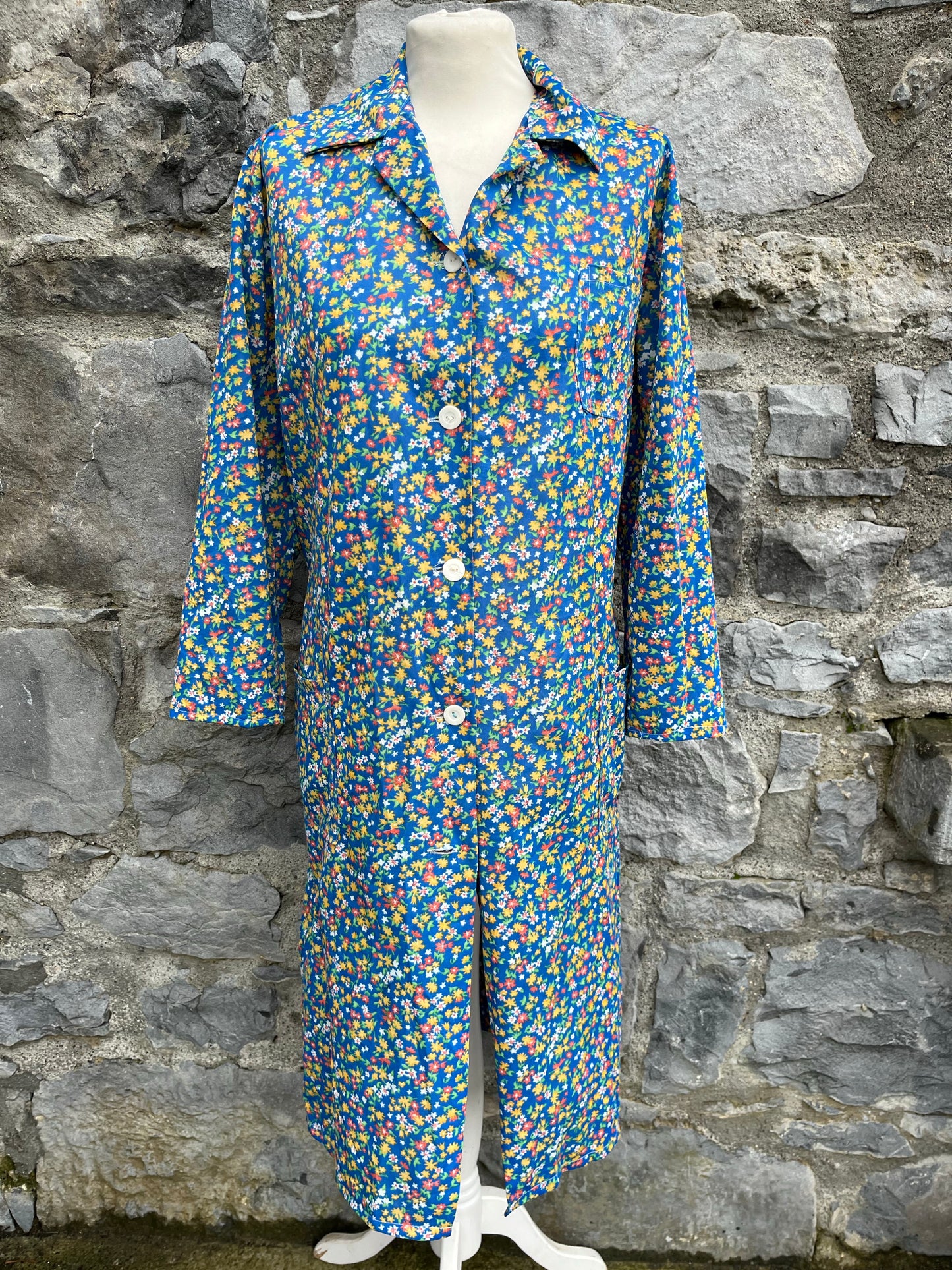 Floral housecoat   uk 12