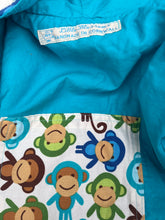 Load image into Gallery viewer, Blue&amp;green monkey jacket   6-9m (68-74cm)
