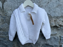 Load image into Gallery viewer, White jumper    6-9m (68-74cm)
