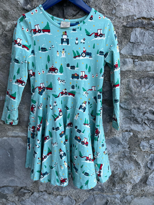 Christmas farm dress  5-6y (110-116cm)