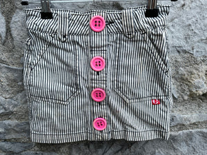 Stripy denim skirt   4y (104cm)
