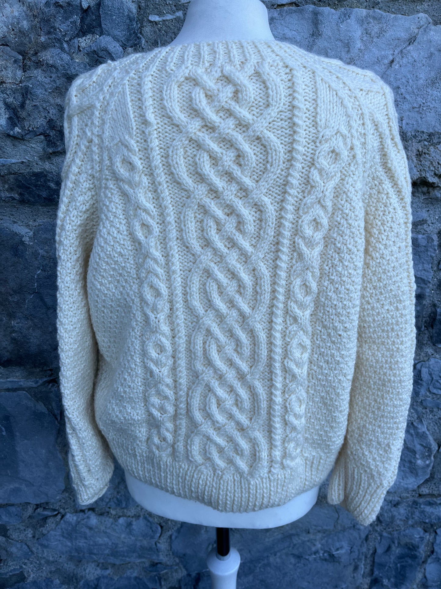 Aran knit jumper uk 8-10