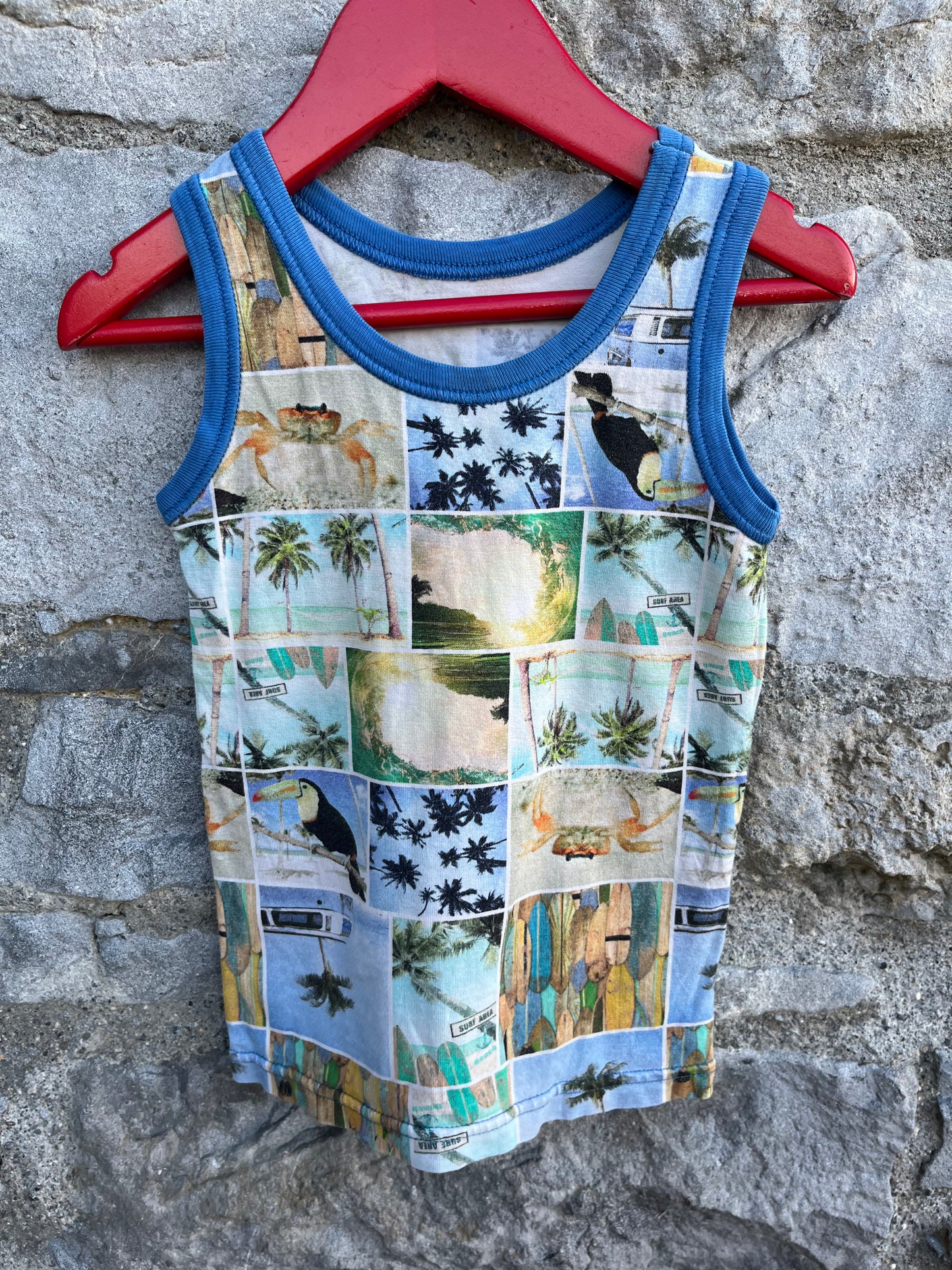 Palm beach tank top   18-24m (86-92cm)