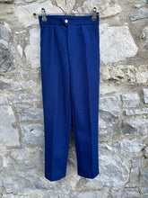 Load image into Gallery viewer, 70s navy pants  8-9y (128-134cm) 
