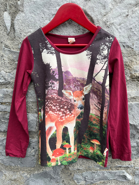 Deer&mushroom top   5-6y (110-116cm)