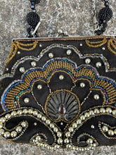 Load image into Gallery viewer, Beaded black bag
