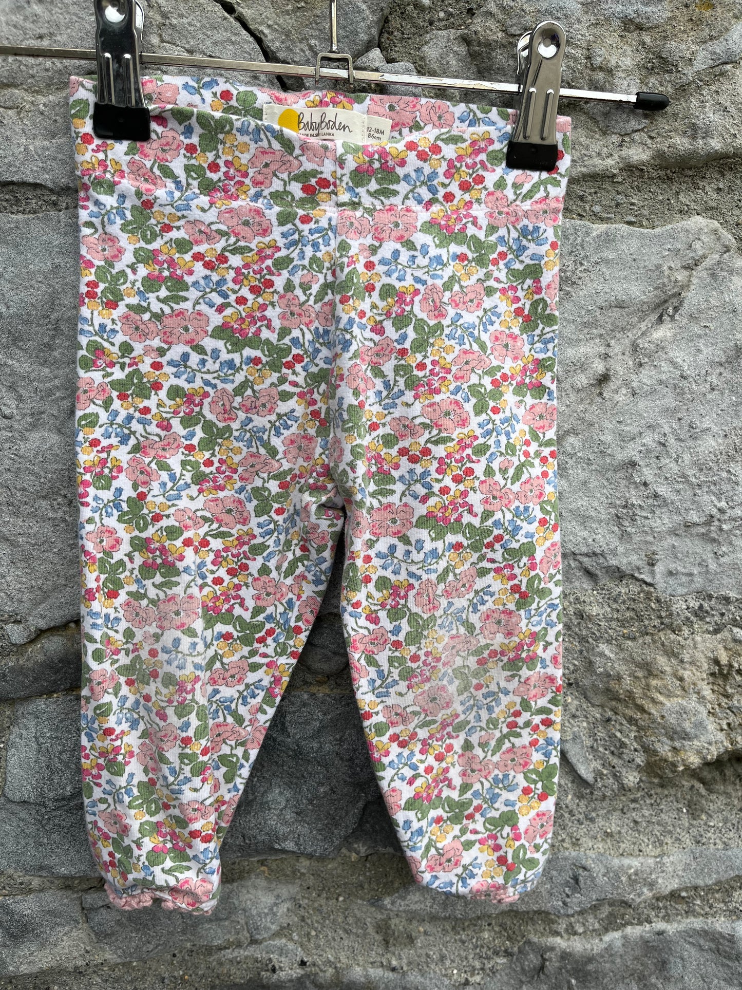 MB Floral short leggings   12-18m (80-86cm)