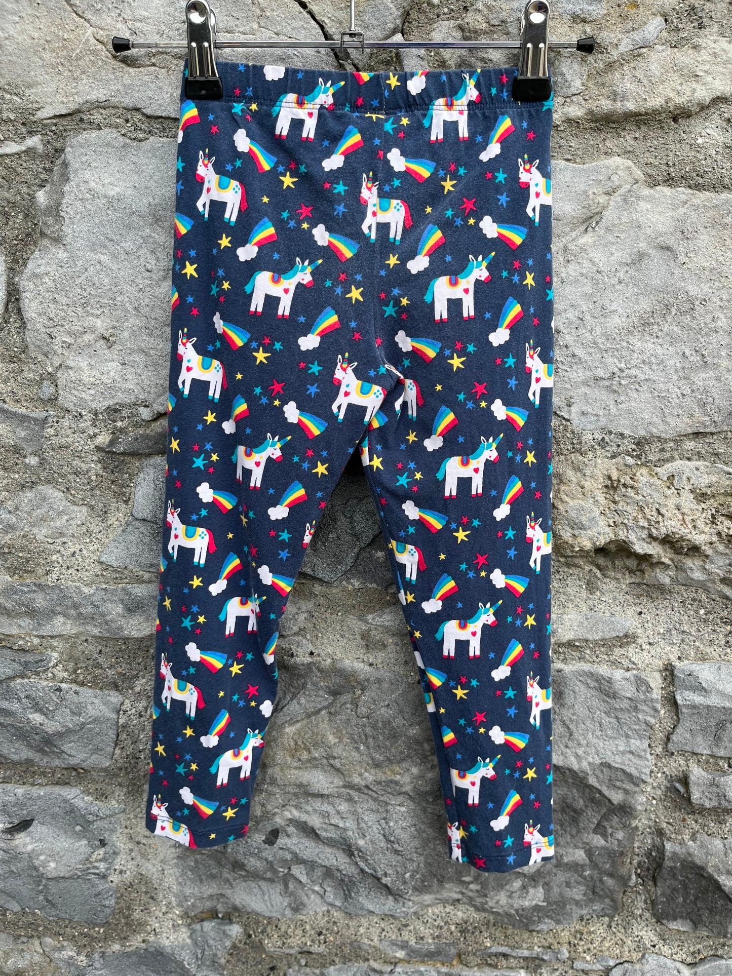 Unicorns&rainbows leggings  4-5y (104-110cm)