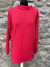 Load image into Gallery viewer, Gold dots red jumper uk 12
