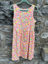 Load image into Gallery viewer, Neon small flowers dress   9-10y (134-140cm)
