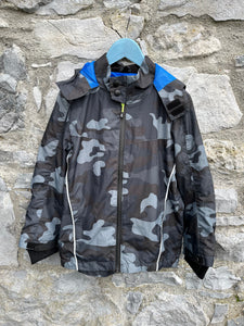 Grey camouflage jacket  8-9y (128-134cm)